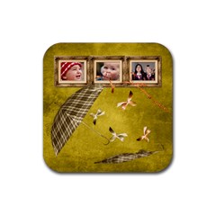 Autumn Delights - Rubber Coaster(Square)  - Rubber Coaster (Square)