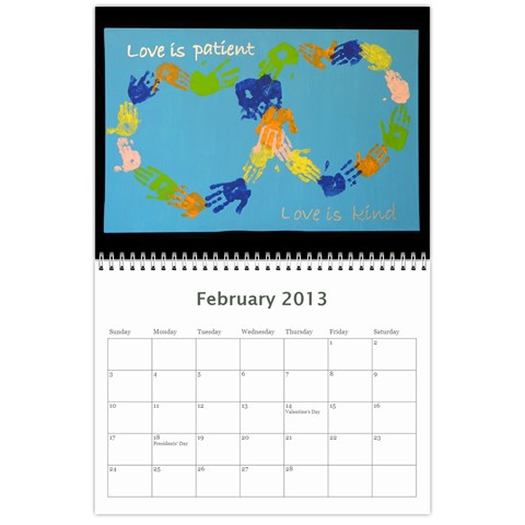 2013 Calendar By Rebecca Allen Feb 2013