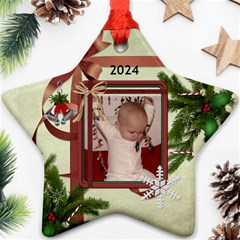 2024 Star Ornament (2 Sides) - Star Ornament (Two Sides)