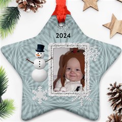 2024 Winter Star Ornament (2 Sides) - Star Ornament (Two Sides)