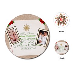 xmas - Playing Cards Single Design (Round)