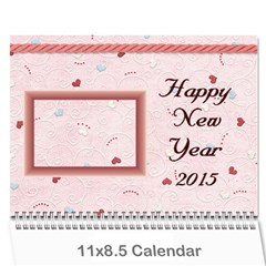 Family calendar 2013 - Happy New Year - Wall Calendar 11  x 8.5  (12-Months)