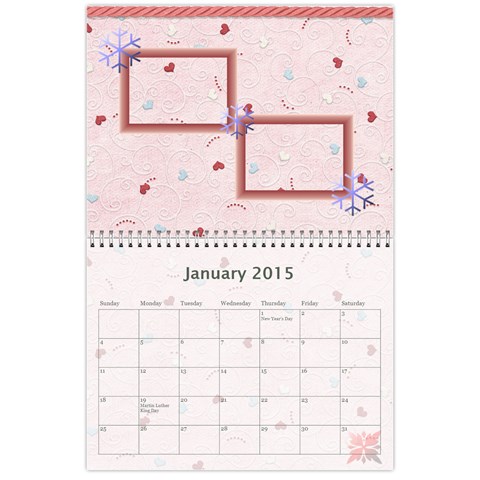 Family Calendar 2013 Jan 2015