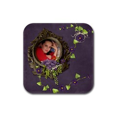 Lavender Dream - Rubber Square(4pack)  - Rubber Square Coaster (4 pack)