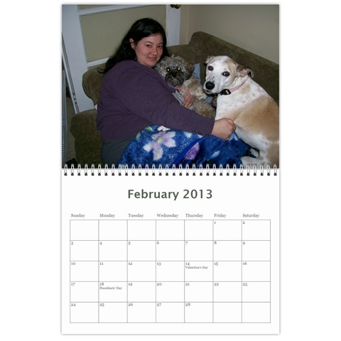 Calendar For Mom By Courtney Feb 2013