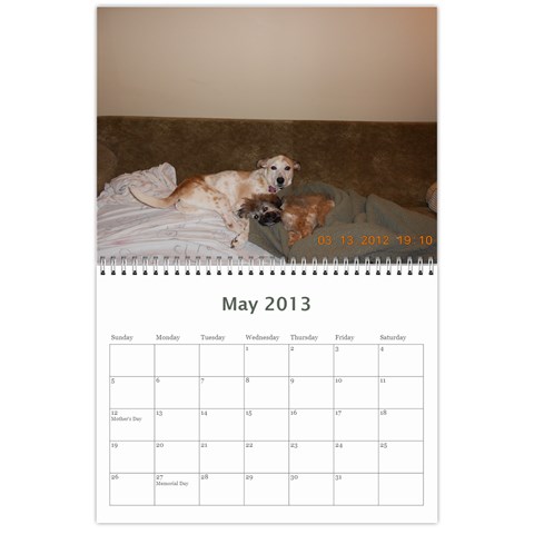 Calendar For Mom By Courtney May 2013