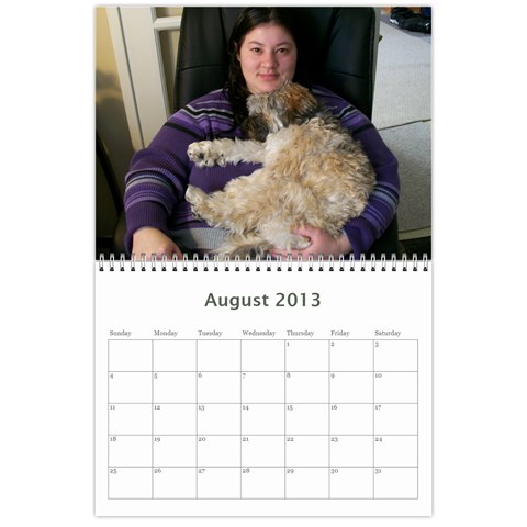 Calendar For Mom By Courtney Aug 2013