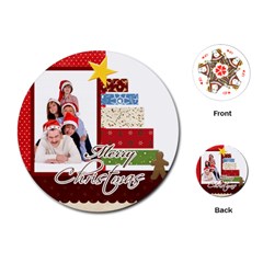 christmas - Playing Cards Single Design (Round)