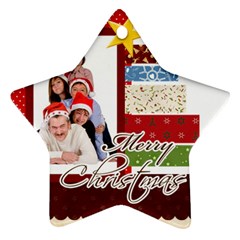 merry christmas - Ornament (Star)