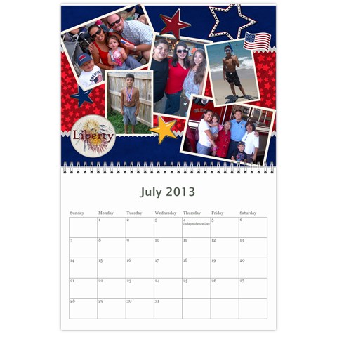 Calendar 2013 By Karen Betancourt Jul 2013