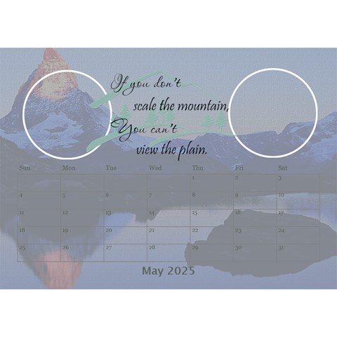 Inspiration Desktop Calendar 8 5x6 By Lil May 2025