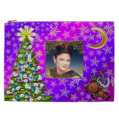 Purple Varigated Starry Christmas Cosmetic Bag (XXL) (7 styles)