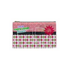 Cherish every little moment. - Cosmetic Bag (Small)