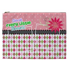 Cherish every little moment. - Cosmetic Bag (XXL)