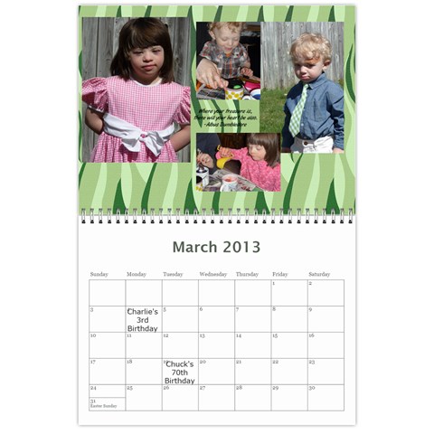 2013 Calender By Kellyjanine2 Yahoo Com Mar 2013