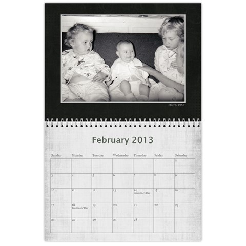 Sisters Calendar For Nesi By Debra Macv Feb 2013