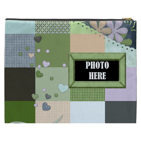 Blustery Day Xxxl Cosmetic Bag 1 By Lisa Minor Back