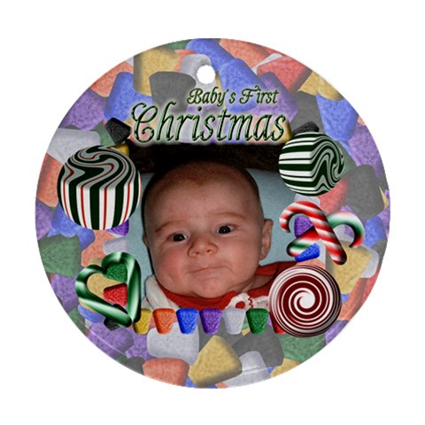 Babys First Christmas Two Sided By Chere s Creations Back