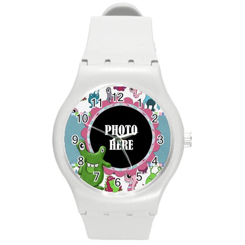 Monster Party Plastic Watch 1 By Lisa Minor Front