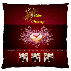 Golden Memory - Large Cushion Case (Two Sides)