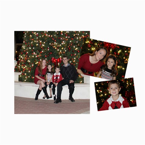 Xmas Cards By Mandi W 7 x5  Photo Card - 1