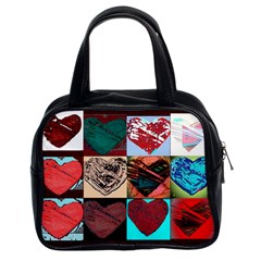 bag hearts 1  (2 sides) - Classic Handbag (Two Sides)