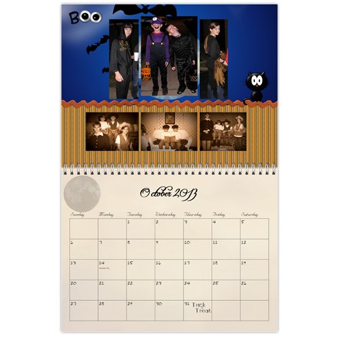 2013 Calendar Main By Odessa Oct 2013