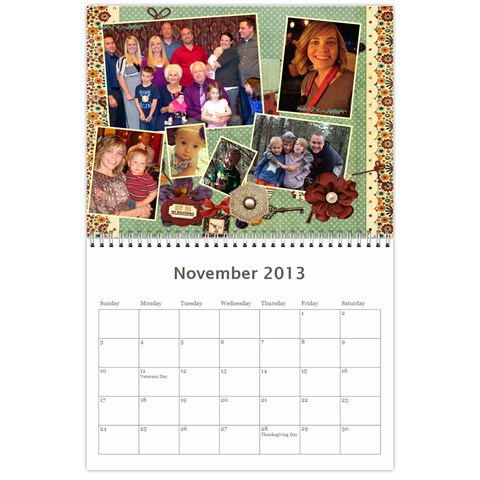 2013 Calendar By Jennifer Nov 2013