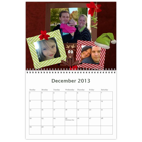 2013 Calendar By Jennifer Dec 2013