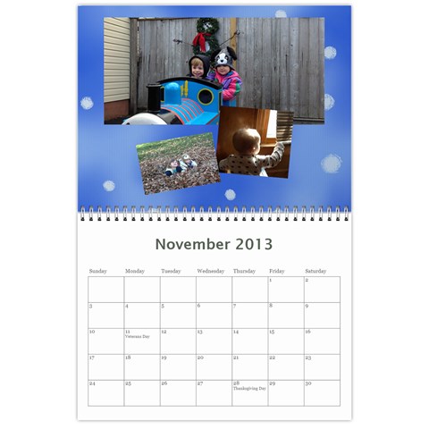 2013 Grandchildren Calendar By Missy Landis Nov 2013