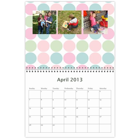 2013 Grandchildren Calendar By Missy Landis Apr 2013