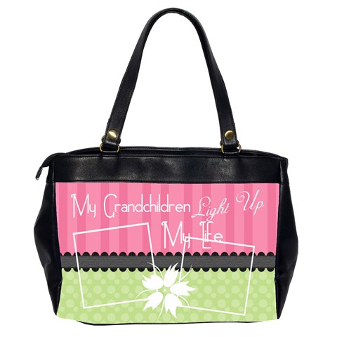 Grandchildren Light Up My Life Office Bag By Digitalkeepsakes Back