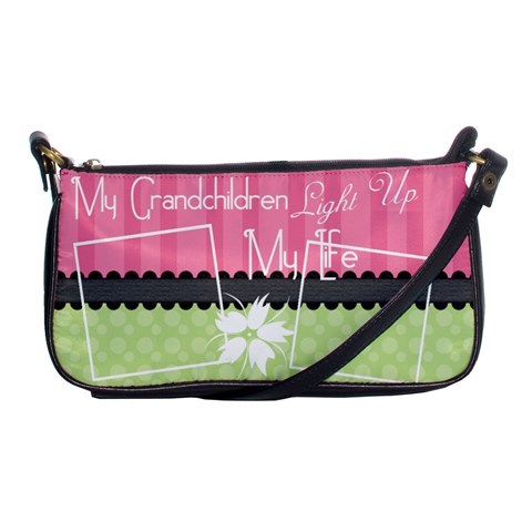 Grandchildren Light Up My Life Shoulder Clutch By Digitalkeepsakes Front