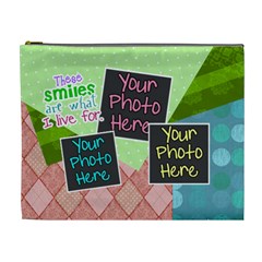 These smiles are what I live for XL cosmetic (7 styles) - Cosmetic Bag (XL)