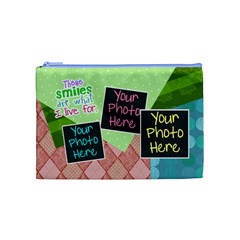 These smiles are what I live for medium cosmetic (7 styles) - Cosmetic Bag (Medium)
