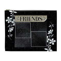 Friends Black XL Cosmetic Bag (7 styles) - Cosmetic Bag (XL)