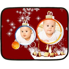 merry christmas (4 styles) - Fleece Blanket (Mini)