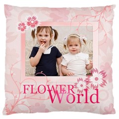 flower kids - Large Cushion Case (One Side)