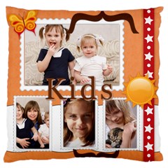 flower kids - Large Cushion Case (Two Sides)