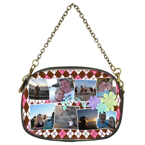 Argyle Flower Chain Purse By Digitalkeepsakes Front