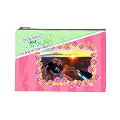 Being With You Large Cosmetic (7 styles) - Cosmetic Bag (Large)