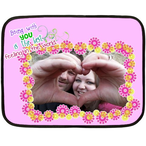 Being With You 35 x27  Blanket Front