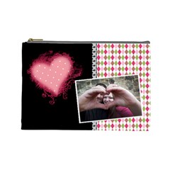 Love - Cosmetic Bag Large (7 styles) - Cosmetic Bag (Large)