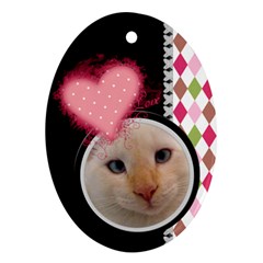 Love - Oval ornament - Ornament (Oval)