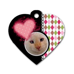 Love - Dog Tag Heart 2 sides - Dog Tag Heart (Two Sides)