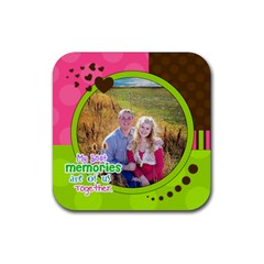 My Best Memories - Coasters - Rubber Square Coaster (4 pack)