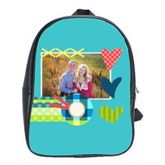 Playful Hearts - School Bag (Large)