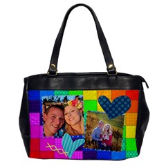 Rainbow Stitch - Oversize Office Handbag