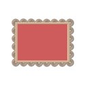 Brown snowflake candy frame3
