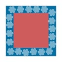 Blue square frame2